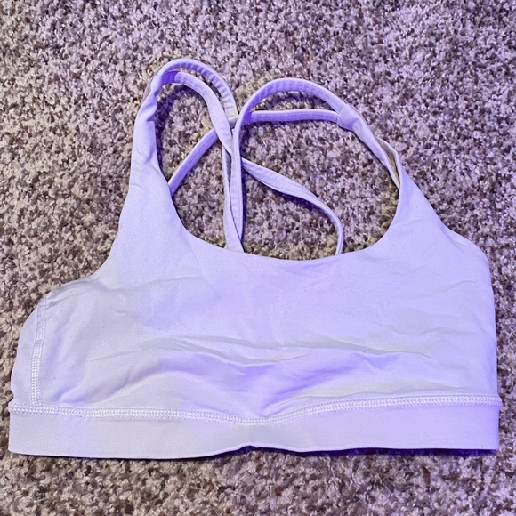 White Lulu Lemon Bra